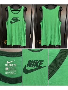 Nike green tank top